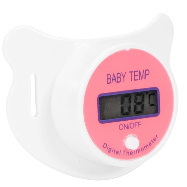 Termómetro Para Bebés, Termómetros Para La Boca Del Chupete LCD Portátil Sin Daños Para La Familia