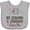AC-Heather Grey, variant on Inktastic My Grammy and Grampy Love Me Boys or Girls Baby Bib