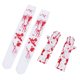 thumbnail image 4 of 4Pcs Halloween Calcetines Guantes de moda Calcetines con estampado de sangre Guantes Traje de fiesta, 4 of 5