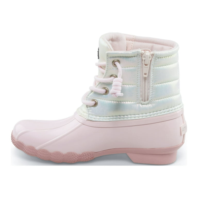 Girls pink sperry best sale duck boots