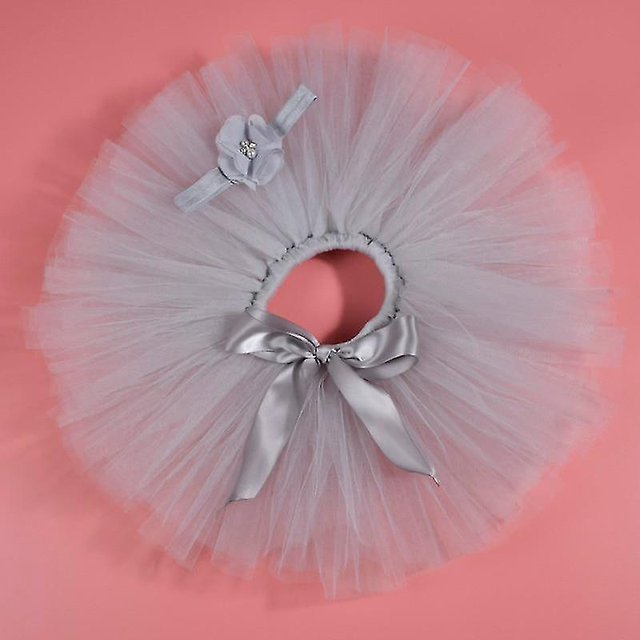 JFBUJC Newborn Baby Tutu Skirt & Headband Set