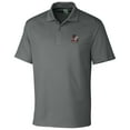 thumbnail image 2 of Men's Cutter & Buck Steel Arkansas Razorbacks DryTec Genre Textured Solid Polo, 2 of 3