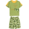Boy's Two-Piece Camo Dinosaur Sleepwear Set