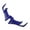 Blue, variant on Motorcycle Plastic Fairing Set Plastic Body Kit Fairing Winglets