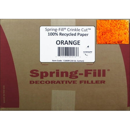 UPC: 0822566000436 | Cindus Krinkle Shred Box 10lb Bright Orange/Ornge