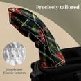 thumbnail image 4 of Golf Head Covers for Woods and Driver Waterproof Leather Golf Club Head Covers for Women Men Golf Driver Fairway Wood Headcover Dark Green Tartan Design, 4 of 7