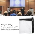 thumbnail image 4 of Portable Outdoor Projection Screen, 16:9 4K HD Movie Screen with Carry Bag, Foldable Anti Crease, for Indoor Outdoor Home Theater Film Night Party Camping, 4 of 7