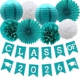 thumbnail image 1 of Set de guirnalda para fiesta de graduación en color verde azulado DOMOO OF DREAMS, 1 of 5