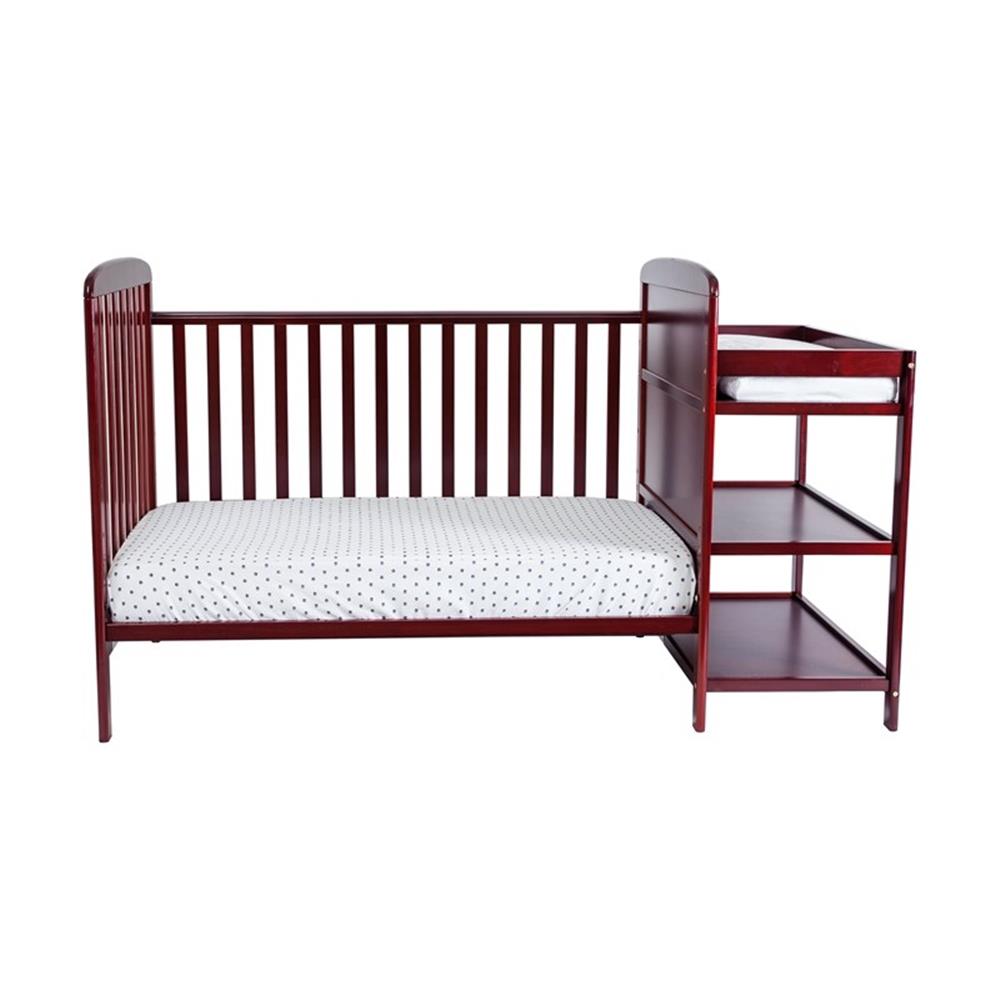 Suite Bebe Ramsey Toddler Guard Rail with Stabilizer Bar, Cherry Finish