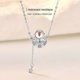 thumbnail image 2 of Collar de astronauta de plata esterlina S925 de moda con personalidad para mujer, 2 of 2