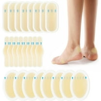 24 Pcs Gel Blister Bandages Blister Cushions Topboutique Hydrocolloid Bandages Gel Blister Cushions Gel Bandages Blister Pads for Prevention & Recovery,Water Resistant