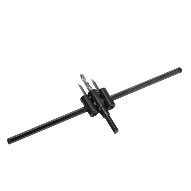 QIILU Ouvre-Trou Type Avion Réglable 30300mm Outil d'Ouverture de Trou pour Boîte Lumineuse pour Trou de Bois pour Contreplaqué