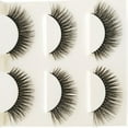 thumbnail image 1 of Pestañas postizas en racimos Pestañas de tira natural Adhesivo Reutilizable Maquillaje de volumen natural Pestañas postizas largas naturales 3D Pestañas postizas gruesas hechas a mano Negro (Compre 2,, 1 of 6