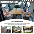 thumbnail image 3 of Jeiento Boho Flowers RV Dinette Cushion Covers Replacement Camper Cushions Vintage Couch Cover for RV Camper Sofa Comfortable Slip Covers for RV Furniture RV Camping Accessories, 3 of 7