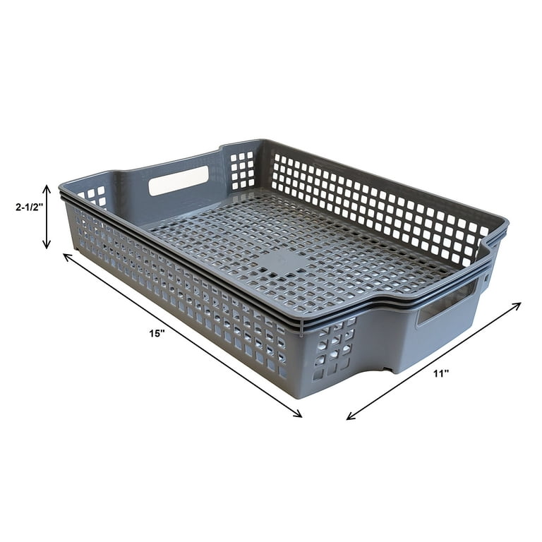 SANNO Stackable Wire Storage Baskets Chest Freezer Baskets