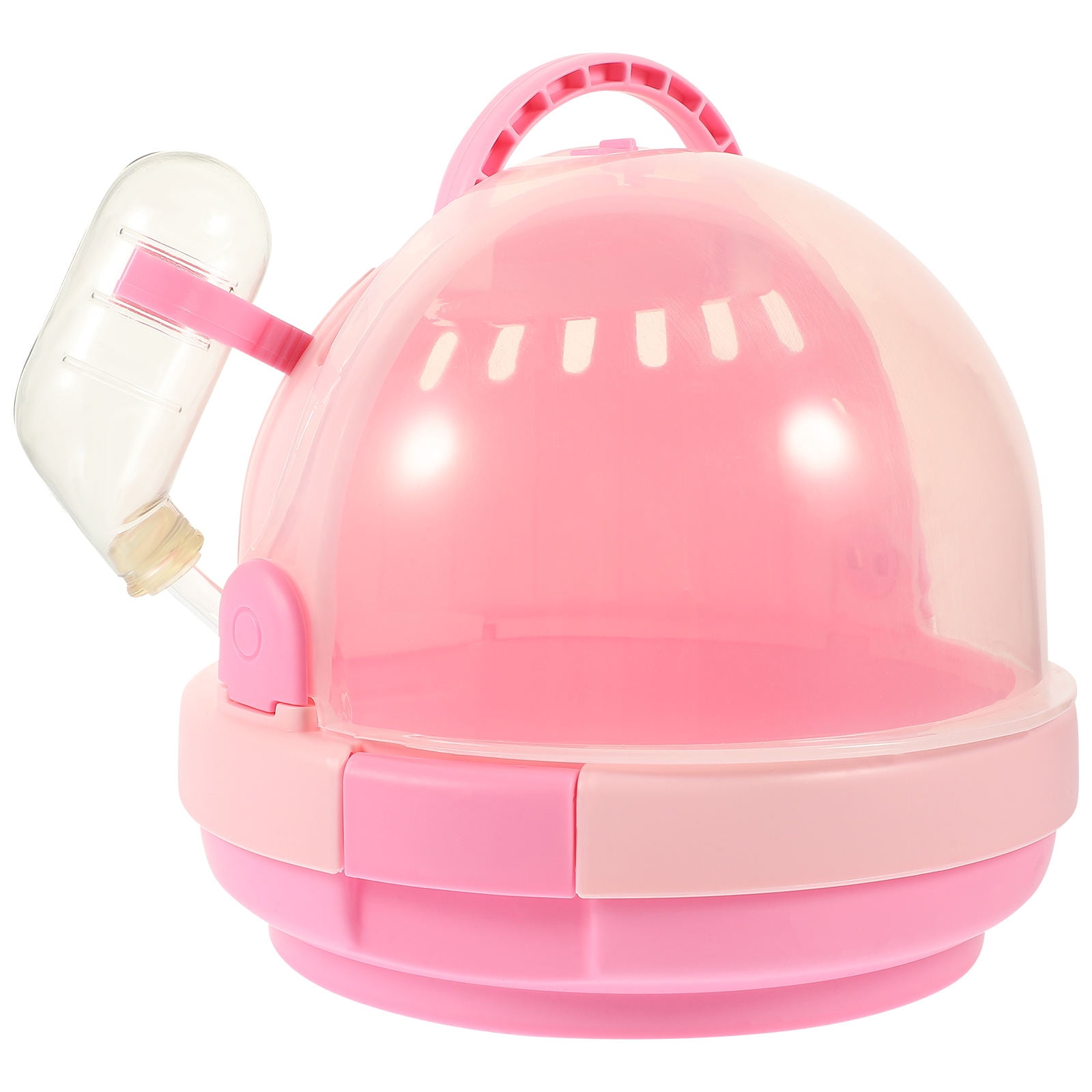 PTOOTP Breathable Pink Pet Carrier Case for Hamster Travel and Sightseeing