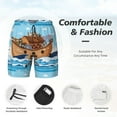 thumbnail image 3 of Fuzoiu Animals on Noah's Ark Print Men's Swim Shorts,Quick-Dry Double-Layer Swim Trunks,Board Trunks,Beach Shorts Swimwear Bathing Suits-XX-Large, 3 of 6