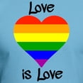 thumbnail image 3 of CafePress - Love Is Love T Shirt - Fitted T-Shirt, Vintage Fit Soft Cotton Tee, 3 of 4