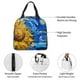 thumbnail image 4 of Disketp Whimsical Sunflowers Night Sky Bolsa Térmica para Almuerzo para Hombre y Mujer, Ideal para Trabajo, Senderismo y Picnic, 4 of 8