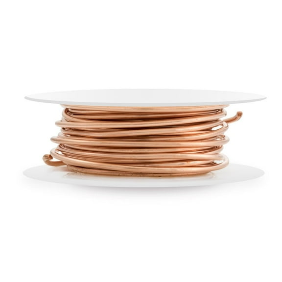 JewelrySupply Copper Dead Soft Wire Round 16 Gauge (10 Foot)