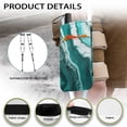 thumbnail image 6 of COEQINE Marble Print Crutch Case Underarm Crutches Attachment Hanging Pouch Large Capacity Crutch Storage Bag Easy to Clean Walking Cane Pouch for Rehabilitation Patients, 6 of 7