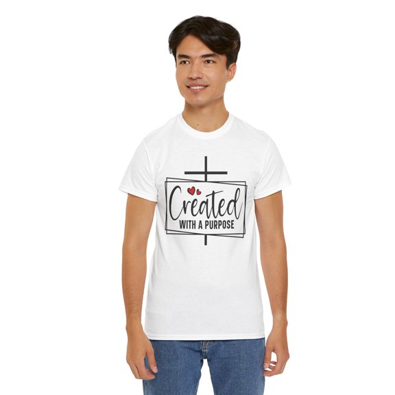 Created with a Purpose Unisex Heavy Cotton Tee