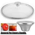 thumbnail image 3 of Oven Knob Stainless Steel Pot Pan Lid Cover Handle Replacement Kit' A39C, 3 of 5