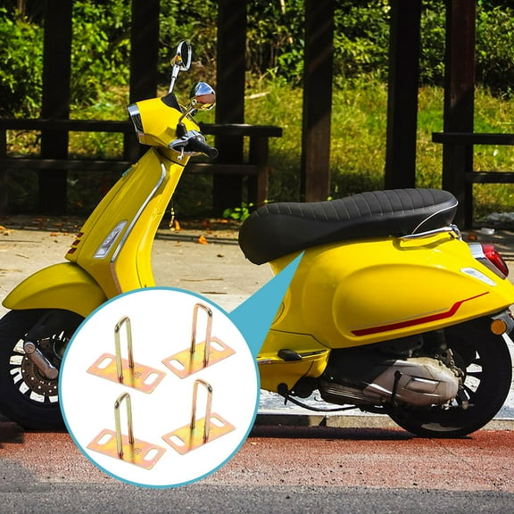 Worgeous 4pcs Electric Scooter Seat Lock Hook for Motorcycle Foot Pedal Saddle Seat Bucket Lock Replacement