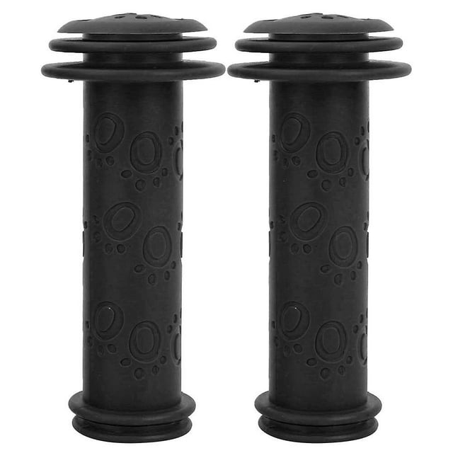 Poignées antidérapantes pour guidon de vélo et trottinette pour enfants (noir)