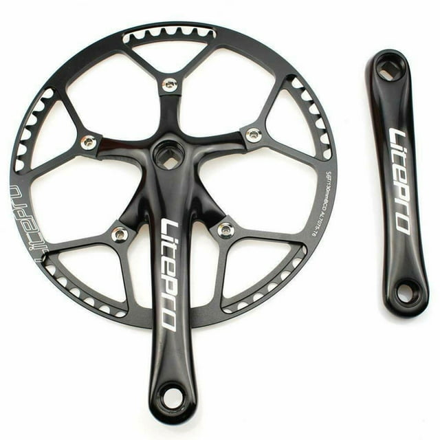 Almencla Manivelle en Alliage d'Aluminium avec Plateau Haute Résistance 130BCD 170mm 56T