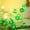 A, variant on Giunmcul St Patrick’s Day LED String Lights 4m 40 Lights with Remote 8 Modes Timer Battery Powered 3xAA Optional External Power Decorative Holiday Indoor Outdoor 15m Range Dimmable Green Theme