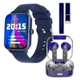 thumbnail image 1 of Smartwatch Binden Kulest Kit Reloj Inteligente Audífonos azul, 1 of 5