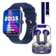 thumbnail image 1 of Smartwatch Binden Kulest Kit Reloj Inteligente Audífonos azul, 1 of 5
