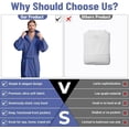 thumbnail image 5 of Men’s Hooded Bathrobe, 100% Cotton Terry Bathrobe, Spa Style Bath Robe, Absorbent Shower Robe, Lightweight Towel Bathrobes, 5 of 6