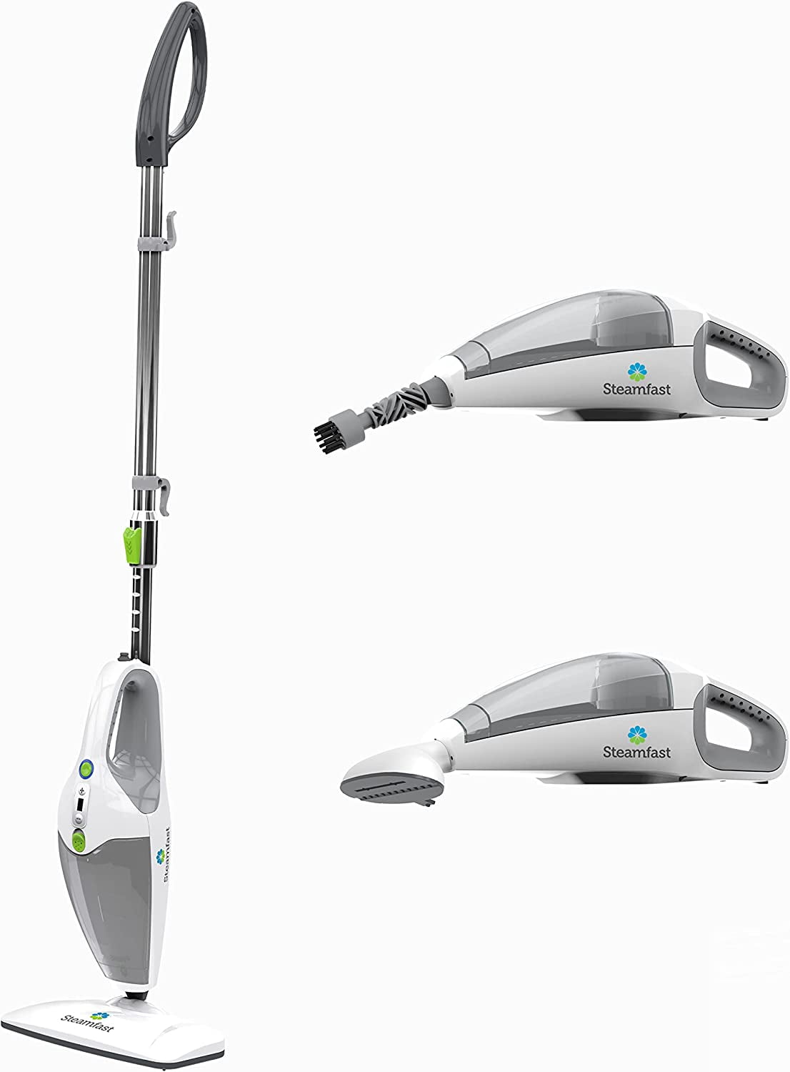 Steamfast SF295 3in1 Mop, Handheld Steam Cleaner, and Fabric Steamer