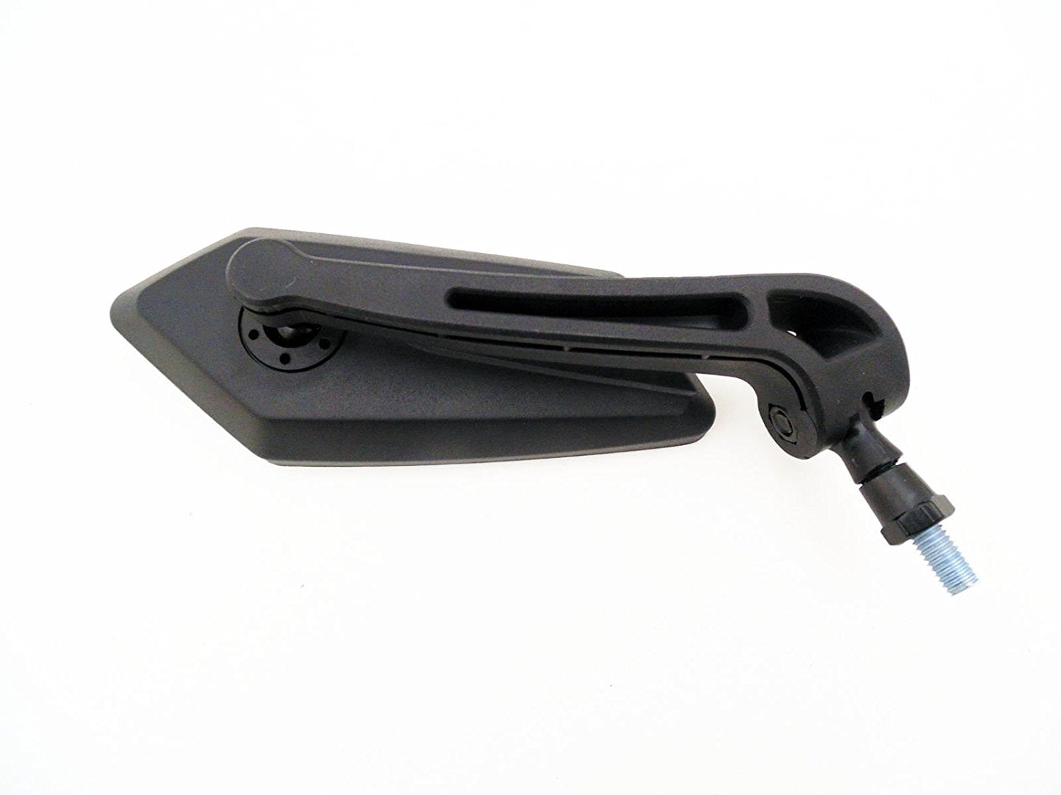 MMG Universal Fit Adjustable Mirror Set 8mm RH/RH Thread Motorcycle Scooter Flat Black 4238 