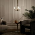 thumbnail image 7 of 52410PN-Kichler Lighting-Kimrose - 3 Light Small Chandelier In Art Deco Style-14.75 Inches Tall and 18 Inches Wide-Polished Nickel Finish, 7 of 7