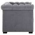 thumbnail image 3 of Modway Heritage Performance Velvet Armchair in Gray, 3 of 5