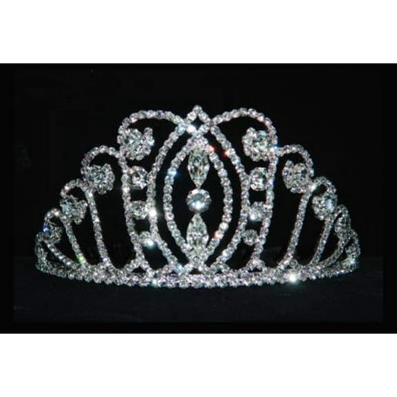 #11869 Small Intersecting Scroll Tiara
