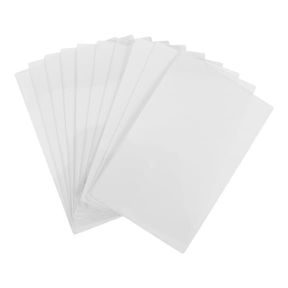 WORGEOUS  10 Pcs Thermal Sublimation Blank Card Double-sided Transfer Business Cards