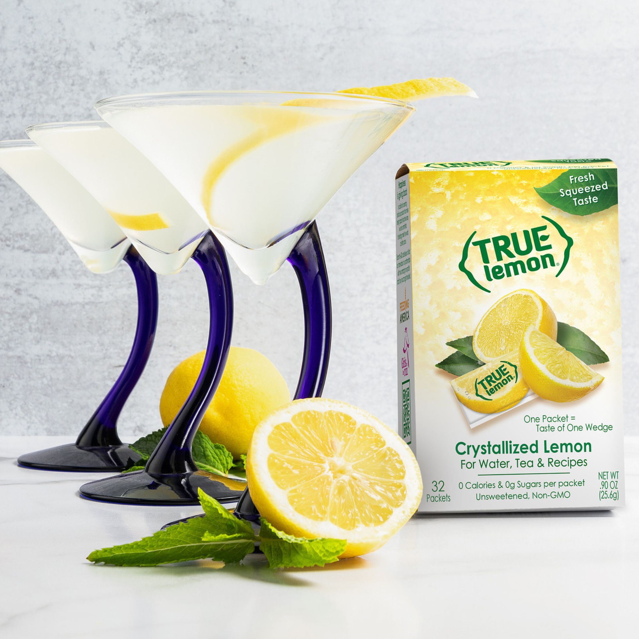 True Lemon Original 50ct - Pure Crystallized Dry Drink Mix Packets