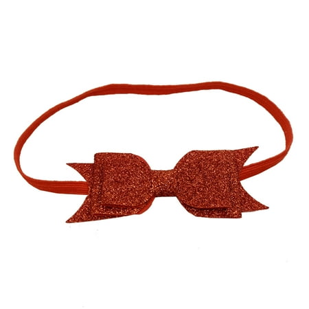 

AIMAOMI Toddler Baby Girls Headband Paillette Bowknot Elastic Hair Band For H