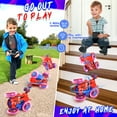 thumbnail image 6 of Huge Wave Stunt RC Car for Boys Aged 3-6, Cool Rechargeable Remote Control Car Toys, with 360 Flips 4WD Wheel Lights for Kids, Outdoor Toy Christmas Birthday Gifts for 3-12 Years Old Boys Girls, 6 of 9
