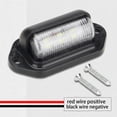 thumbnail image 4 of Universal LED License Plate Lights for Cars Trucks SUVs Trailers - Bright White 6000K Waterproof Tag Light Kit Easy Installation T10 W5W 168 194 Bulbs Replacement Long Lasting, 4 of 6