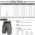 thumbnail image 4 of Men's Summer Outdoor Casual Patchwork Pocket Cargo Shorts, Sport Utility Pants for Fun and Adventure,Army Green,L, 4 of 5