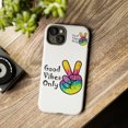 thumbnail image 3 of Good Vibes Only White Tough iPhone 14 Case-iPhone 14-iPhone Case-iPhone, 3 of 3