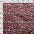 thumbnail image 3 of oneOone Rayon Dark Brown Fabric African Craft Projects Decor Fabric Printed By The Yard 56 Inch Wide, 3 of 4