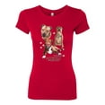 thumbnail image 2 of If It's Not a Pitbull It's Just a Dog Gift | Womens Dog Lover Slim Fit Junior Tee, Red, Large, 2 of 3