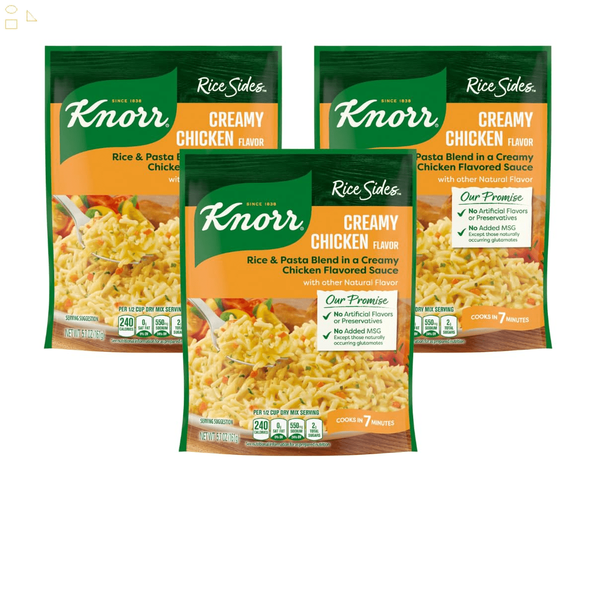Knorr Rice Sides for a Tasty Rice Side Dish Creamy Chicken with Long