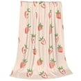 thumbnail image 2 of Sikiie Strawberries Ultra-Soft Micro flannel Blanket Luxury All Seasons Warm Blanket for Bedding Sofa and Travel (4 sizes)-80"x60", 2 of 7